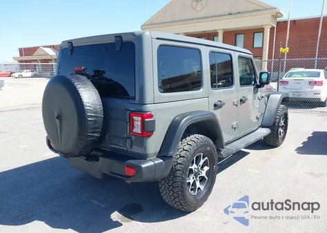 2021 Jeep Wrangler Unlimited Rubicon 4X4 z USA, uszkodzony, nr VIN 1C4HJXFG1MW604608